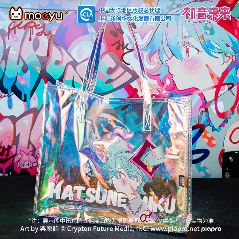 Moeyu:  Hatsune Miku Radio Invasion Series Laser Shoulder Bag - Kanako.store