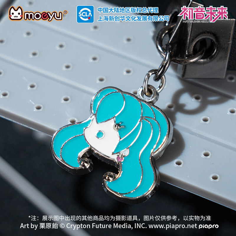 Moeyu:  Hatsune Miku Radio Invasion Series Necklace (Leather Strap) - Kanako.store