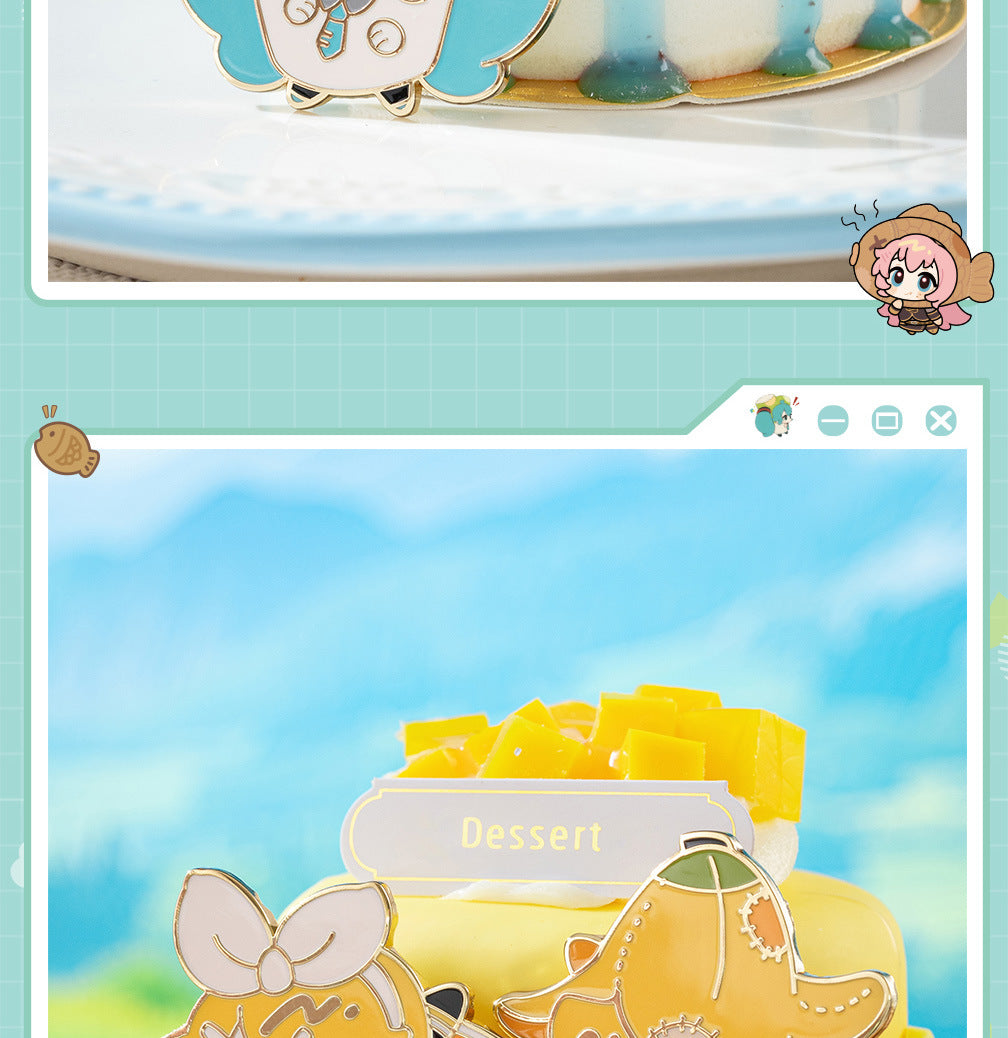 Moeyu: Hatsune Miku AMU Series Metal Enamel Brooch (Blind Box) - Kanako.store