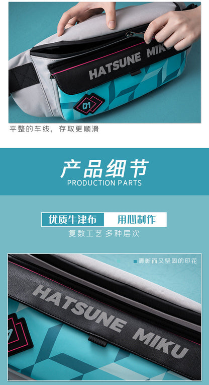 Moeyu Hatsune Miku Stereo Chest Bag – Magnetic Buckle Crossbody - Kanako.store