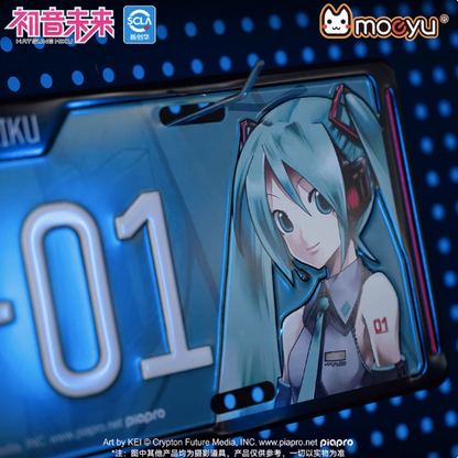 Moeyu Hatsune Miku V2 Art License Plate Keychain - Kanako.store